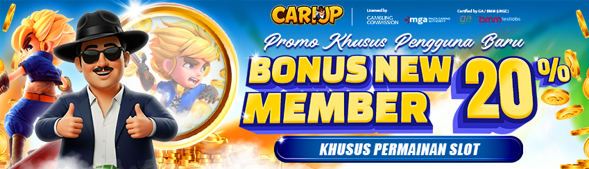 BONUS MEMBER BARU 20%